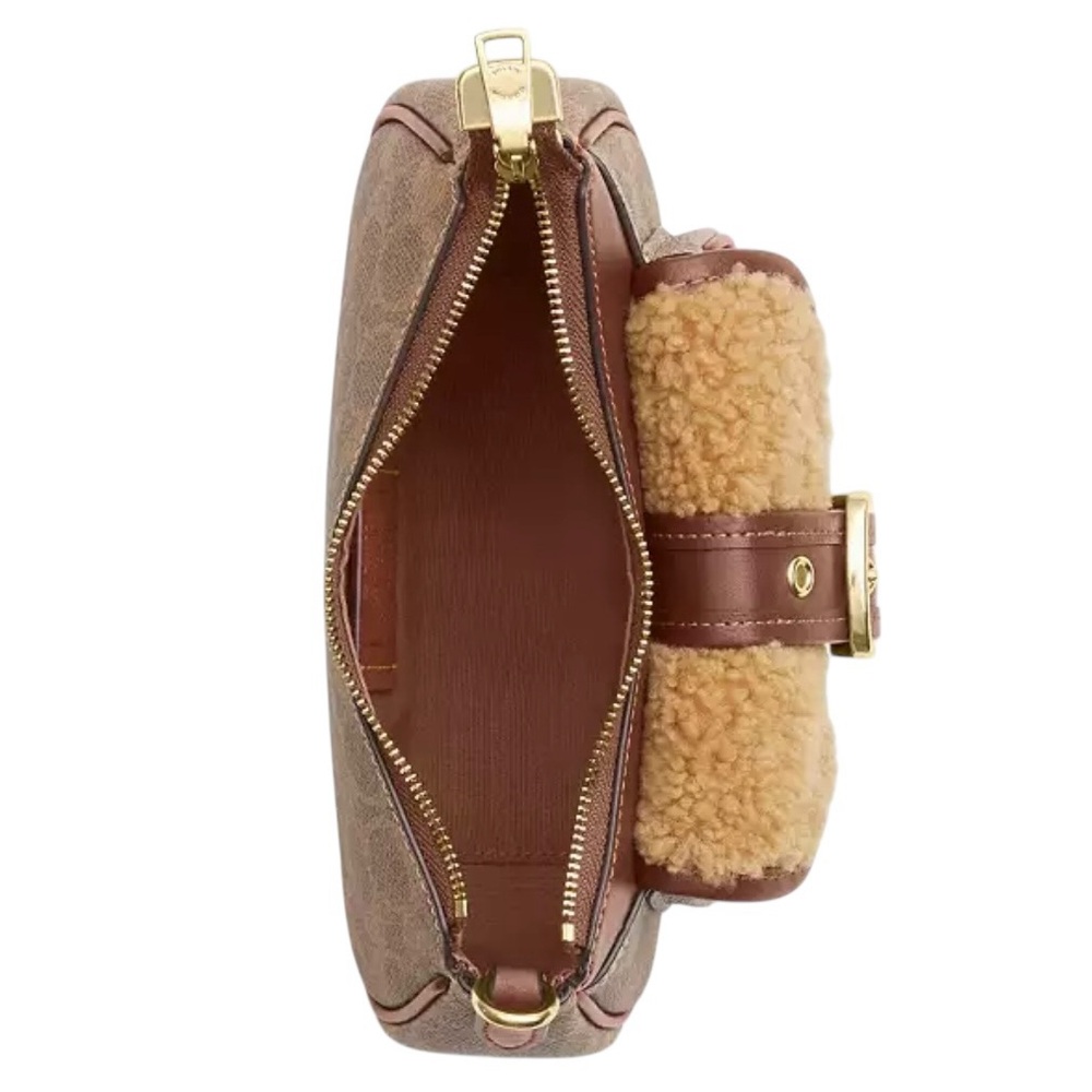 Coach Crossbody Ashton Mini Bag Vintage Brown CDB13 - Picture 6 of 8